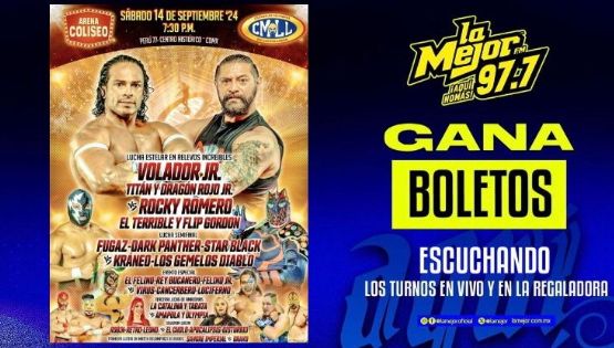 Gana tus boletos para el CMLL en la Arena Coliseo