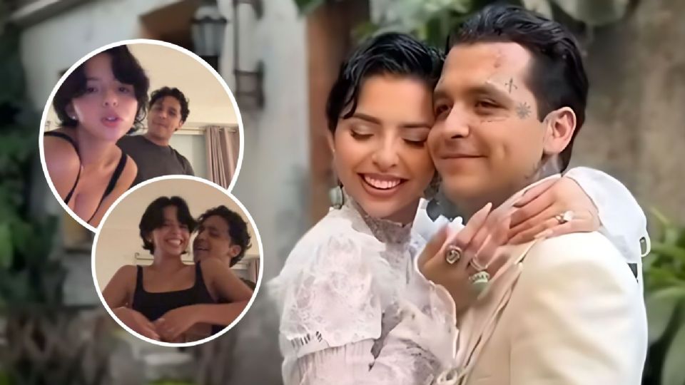 Ángela Aguilar y Christian Nodal presumen su amor con baile en tiktok