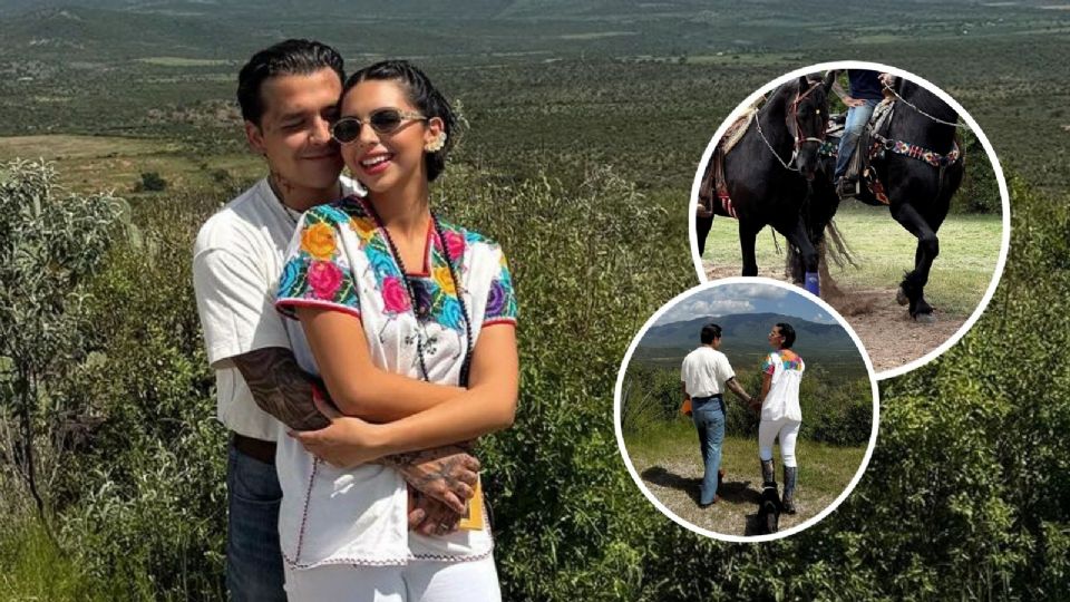 Ángela aguilar y Nodal comparte escapada romántica en redes