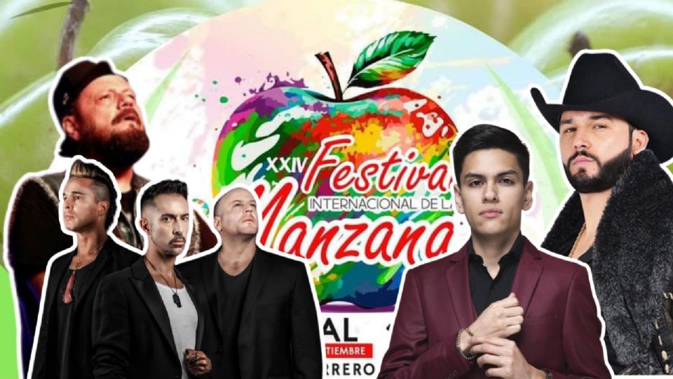 Diviértete en el Festival de la Manzana Guerrero 2024 con una espectacular cartelera de artistas.