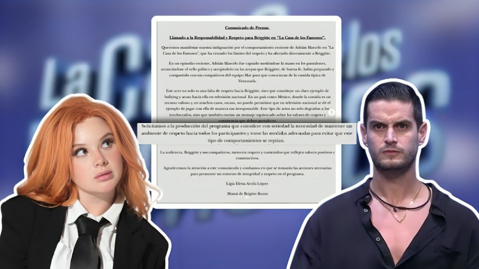 Briggitte Bozzo comenzó a preparar las arepas, pero cuando estaban calentándose, Adrián Marcelo tomó una actitud repulsiva.