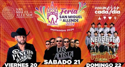 Feria San Miguel Allende 2024: Artistas que darán concierto GRATIS del 26 al 29 de septiembre