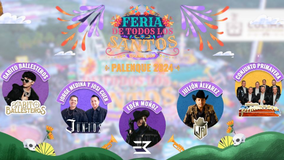 Estos son los artistas que se presentarán en la Feria de Todos los Santos 2024