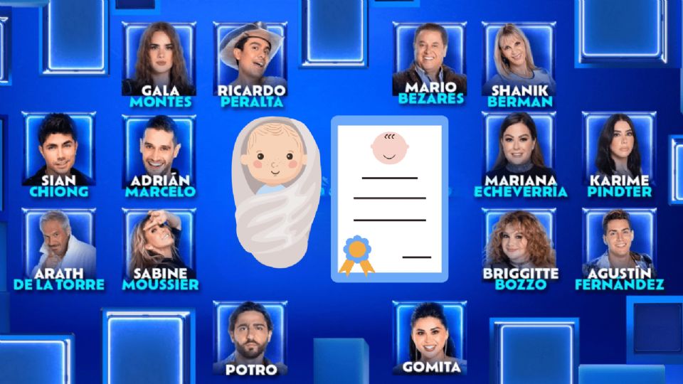 Estos son los nombres de los participantes de La Casa de los Famosos con los que han registrado a los bebés