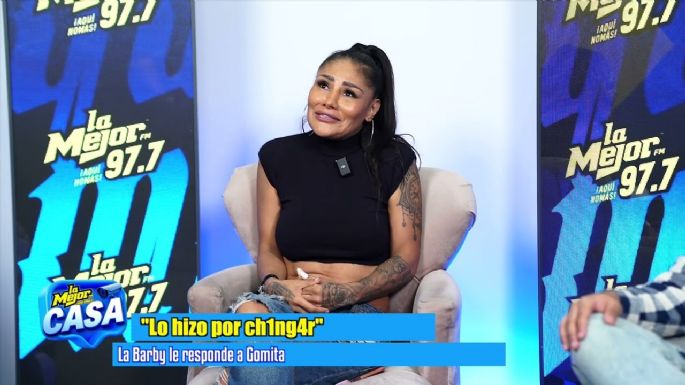 Barby Juárez responde a los malos comentarios que hizo GOMITA