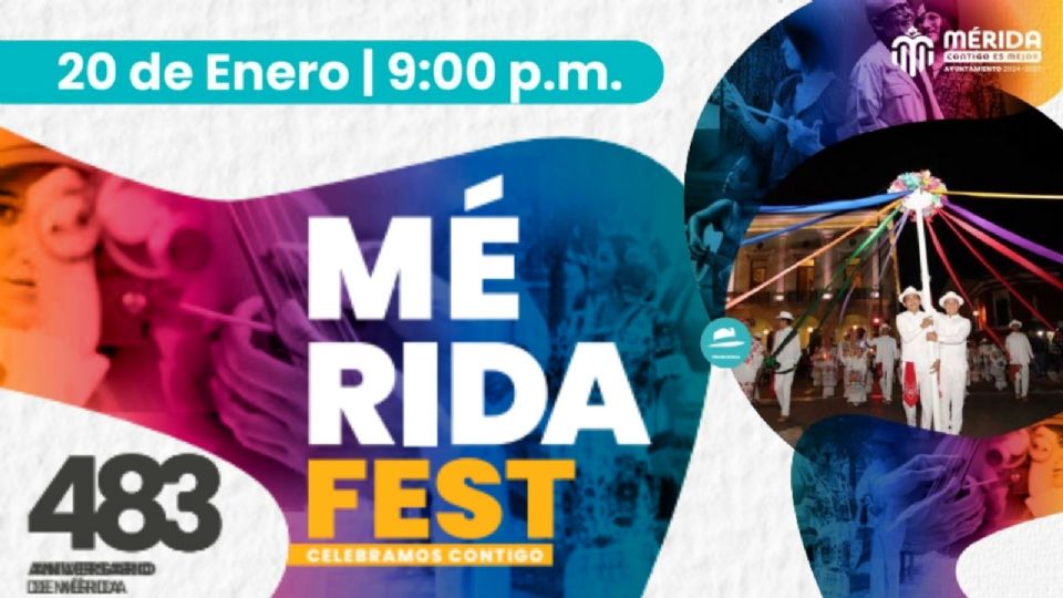 Mérida Fest 2025 programa de actividades hoy 20 de enero