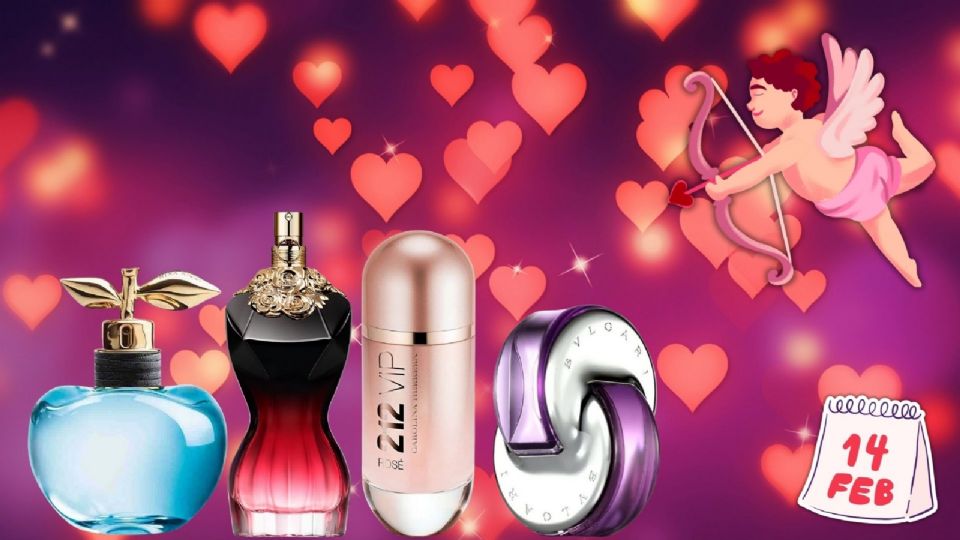 Perfumes de mujer para regalar el 14 de febrero