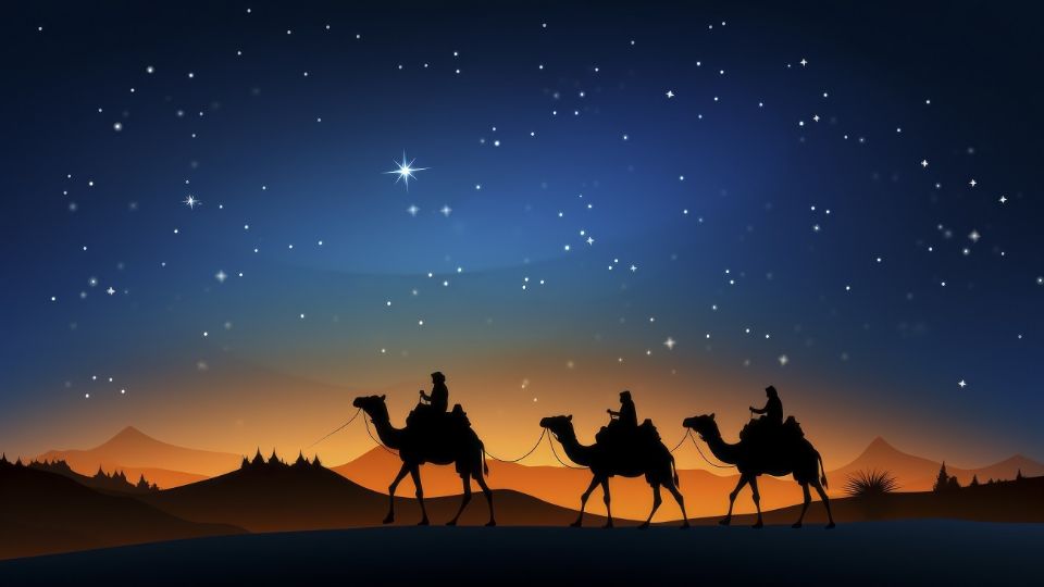 Los Reyes Magos viajan desde Medio Oriente hasta cada rincón del mundo para llevar regalos a los niños del mundo