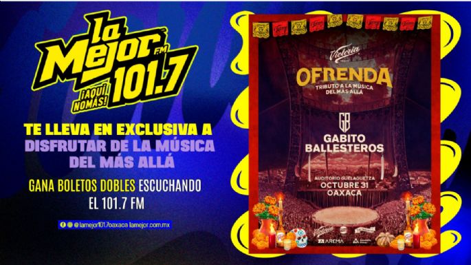 Gana pases dobles para Tributo a la música del más allá con Gabito Ballesteros