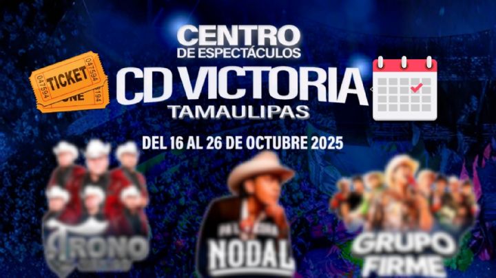 Christian Nodal y Grupo Firme en Ciudad Victoria 2025: ¿Cuándo, dónde y precio de boletos?