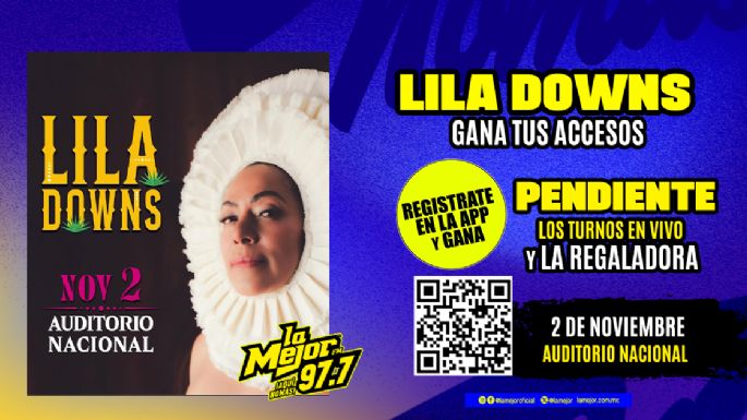 Gana boletos para ver a Lila Downs