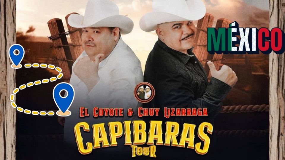 Ciudades confirmadas en las que estarán los Capibaras Tour en México