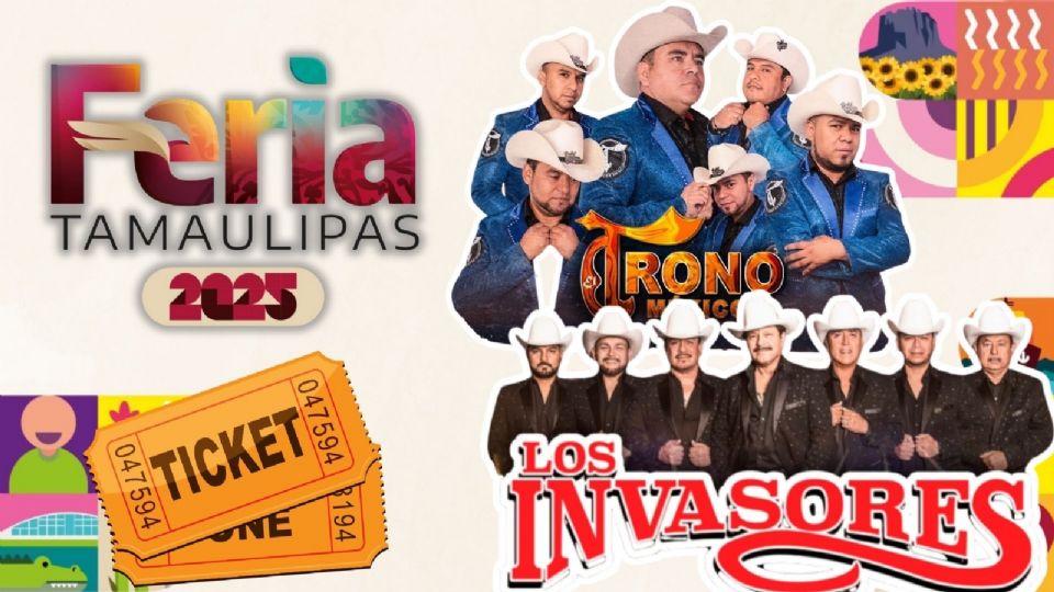 Artistas que se presentarán HOY en la Feria Tamaulipas 2025