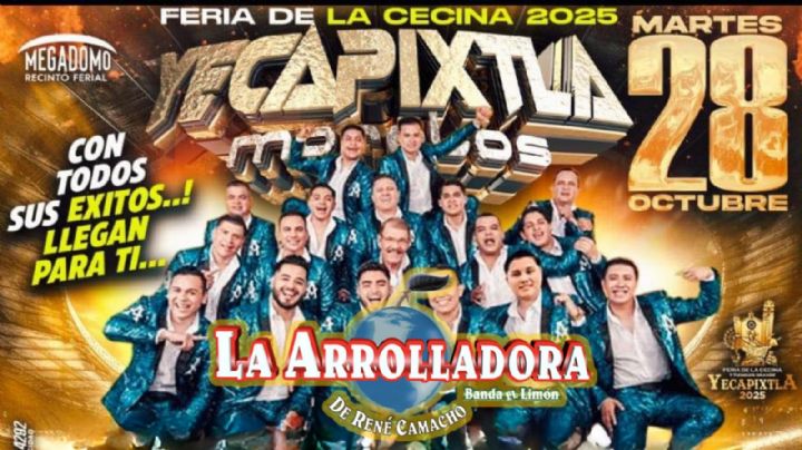 Feria de la Cecina Yecapixtla 2025: ¿A qué hora empieza el concierto de La Arrolladora HOY 28 de octubre?