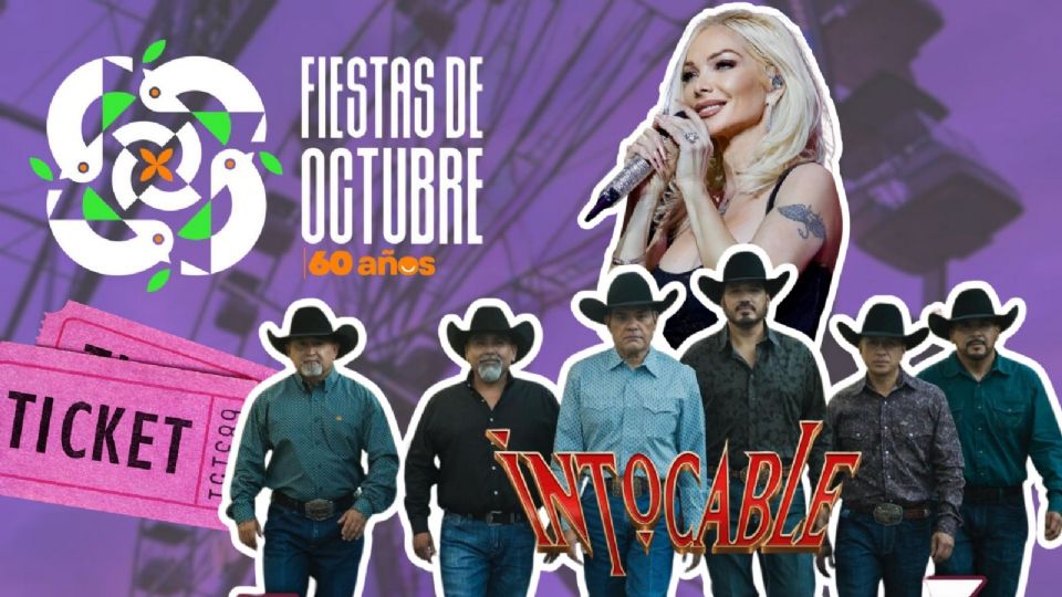 Artistas que se presentarán HOY en las Fiestas de Octubre 2025
