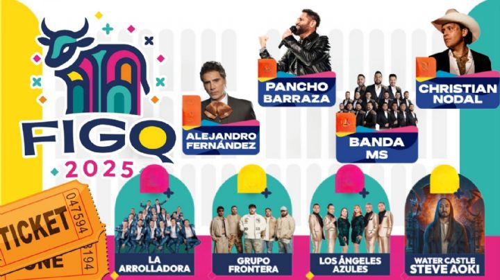 Feria Internacional Ganadera Querétaro 2025: Cartelera de artistas que darán concierto esta semana, del 19 al 23 de noviembre