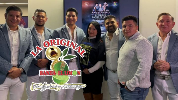 ¡Los afortunados ganadores que posaron con La Original Banda El Limón gracias a La Mejor FM!