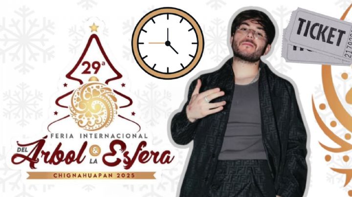 Feria del Árbol y la Esfera Chignahuapan 2025: ¿A qué hora empieza el concierto de Tito Double P HOY 28 de noviembre en Puebla?