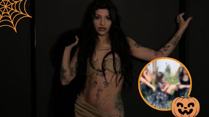 ¿De qué se disfrazaron Cazzu y su hija Inti para celebrar Halloween? (FOTOS)