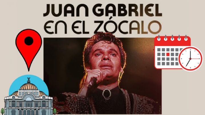 Juan Gabriel GRATIS en el Zócalo Capitalino: ¿Cuándo y a qué hora será su concierto en la CDMX?