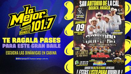 En La Mejor 101.7 FM tenemos pases dobles para el Super Bailazo 2025 en San Antonino de la Cal.