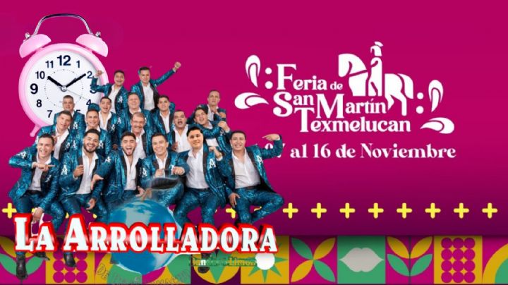 Feria de San Martín Texmelucan 2025: ¿A qué hora inicia el concierto de La Arrolladora HOY en Puebla?