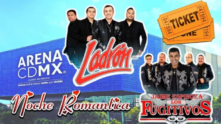 “Noche Romántica” en la Arena CDMX 2026: Cartelera de artistas y lista completa de zonas y precios de los boletos