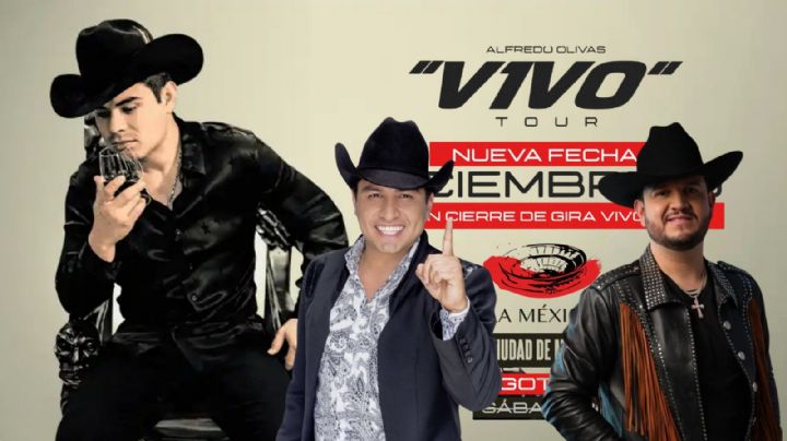 ¿Qué día se presentarán Edén Muñoz y Julión Álvarez en el concierto de Alfredo Olivas en CDMX?