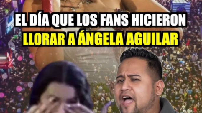 El día que los fans hicieron llorar a Ángela Aguilar