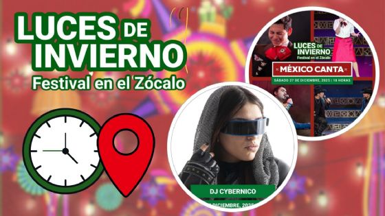 Festival Luces de Invierno CDMX 2025: ¿Qué artistas darán concierto GRATIS HOY 27 de diciembre?
