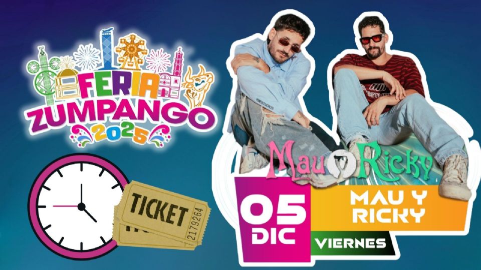 Artistas que se presentarán HOY en la Feria Zumpango 2025.