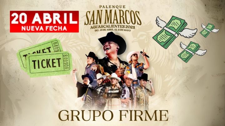 Anuncian segunda fecha de Grupo Firme en el Palenque de San Marcos 2025: ¿Cuánto costará verlos?