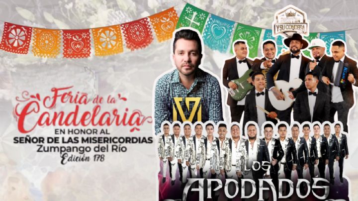 Feria de la Candelaria Zumpango del Río 2025: ¿Qué artistas darán concierto HOY 2 de febrero?