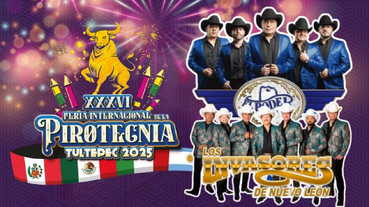 Feria Internacional de la Pirotecnia Tultepec 2025: Programa completo de artistas que darán concierto HOY 2 de marzo