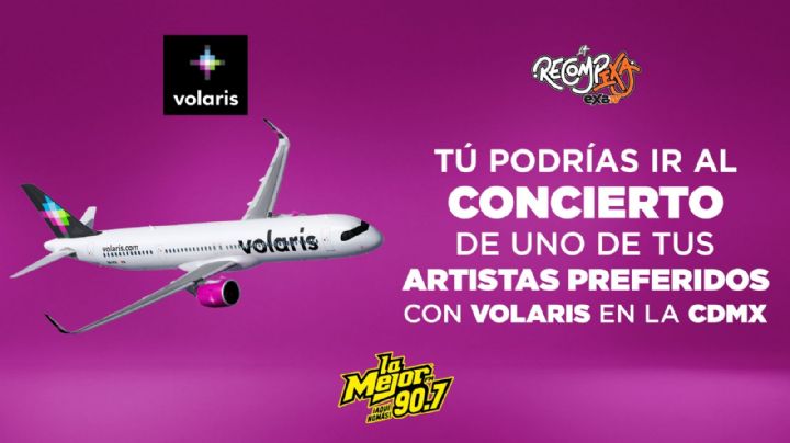 Tú podrías ir al concierto de uno de tus artistas preferidos con Volaris en la CDMX