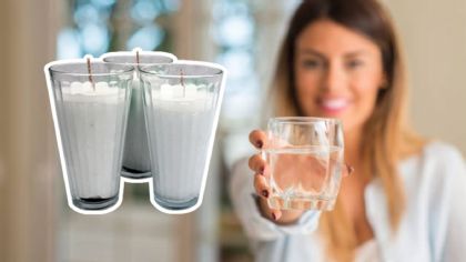 ¿Por qué no debes usar los vasos de veladoras para beber agua?