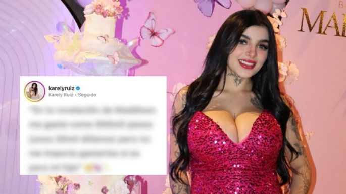 Karely Ruiz sorprende al revelar que gastó 600 mil pesos en la revelación de su bebé