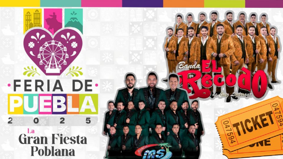 Estos son los artistas que se presentarán HOY en la Feria de Puebla 2025