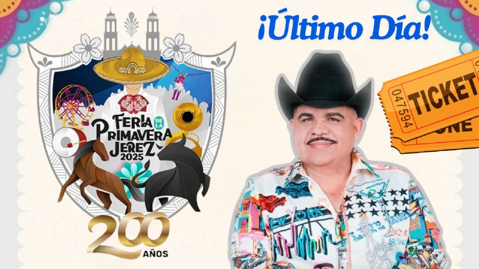 Chuy Lizárraga se presentará HOY en el cierre de la Feria de la Primavera Jerez 2025