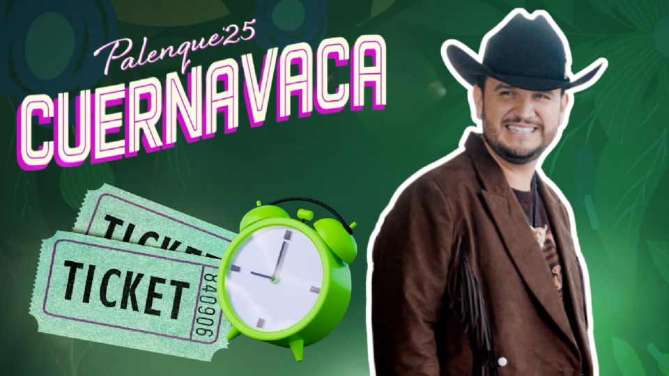 Edén Muñoz se encargará de terminar con las presentaciones estelares del Palenque Cuernavaca 2025
