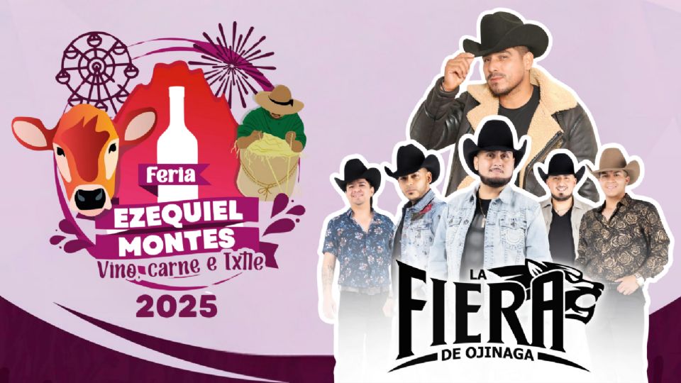 Estos son los artistas que se presentarán HOY en la Feria Ezequiel Montes 2025