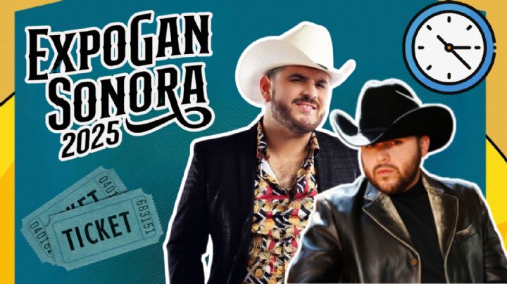 ExpoGan Sonora 2025: ¿A qué hora empieza el concierto de Gerardo Ortiz y El Komander HOY 23 de mayo en el Palenque?