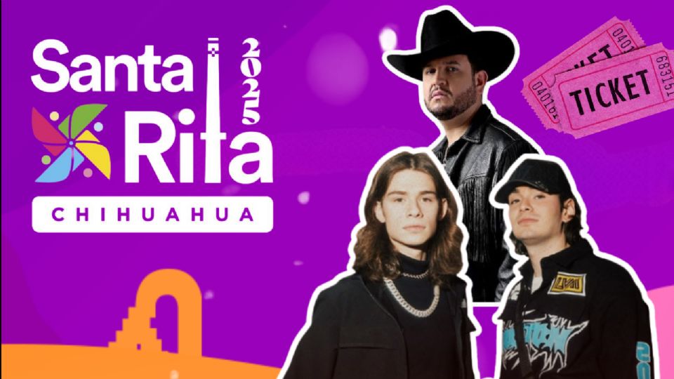 Estos son los artistas que se presentarán HOY en la Feria Santa Rita Chihuahua 2025