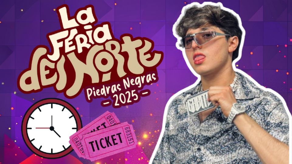 Gabito Ballesteros se presentará en el cierre de La Feria del Norte Piedras Negras 2025.