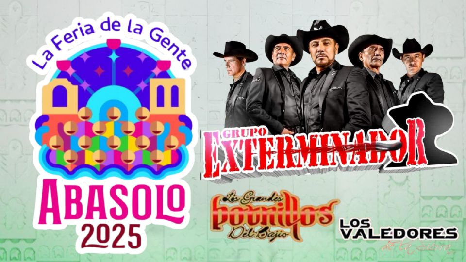 Estos son los artistas que se presentaran en el cierre de la Feria de la Gente Abasolo 2025