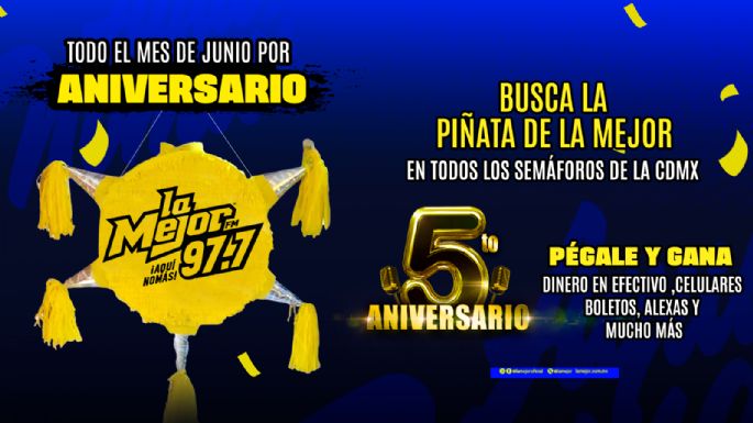 Busca la piñata de La Mejor FM y Gana