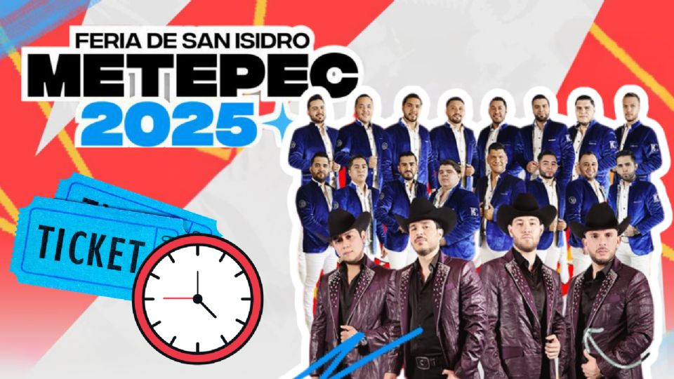 Calibre 50 y Banda Carnaval se presentarán HOY en la Feria San Isidro Metepec 2025.