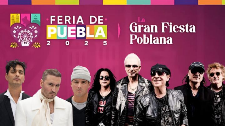 Feria de Puebla 2025: Cartelera de artistas que darán concierto esta última semana del 5 al 11 de mayo