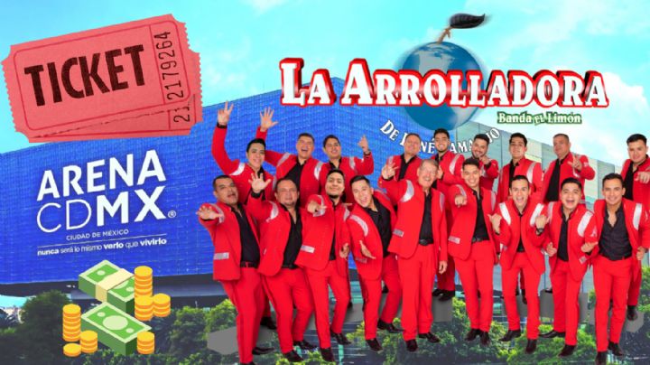 La Arrolladora en la Arena CDMX 2025: Lista completa de zonas y precios de los boletos