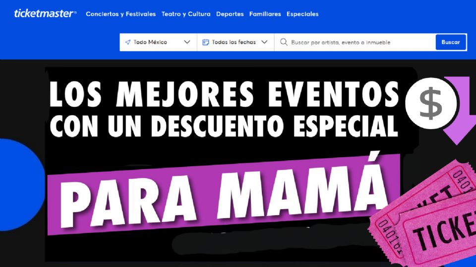 Estos son los conciertos que tienen descuento en Ticketmaster por el Día de las Madres